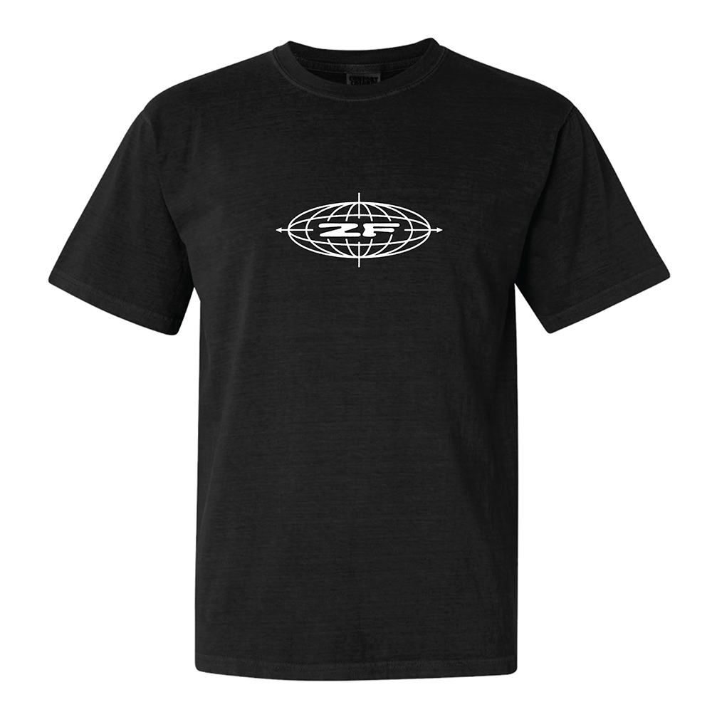 Zack Fox Globe Tee - Black
