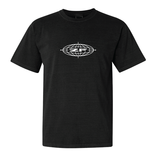 Zack Fox Globe Tee - Black