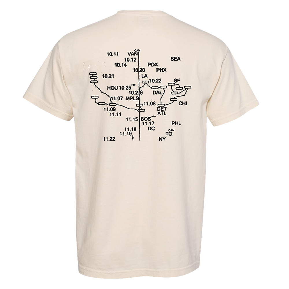 Zack Fox Tour Route Tee